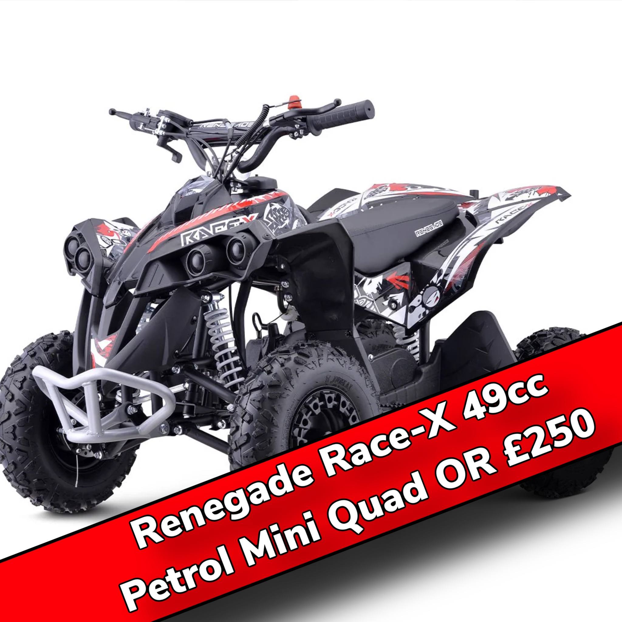 Renegade Race-X 49cc Petrol Mini Quad